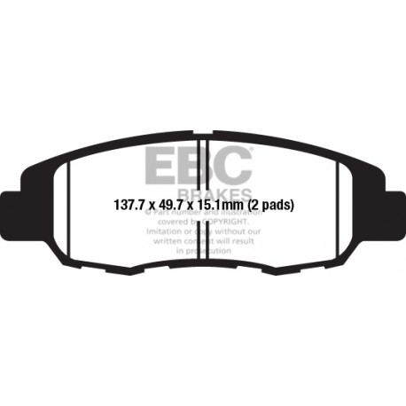 Спирачни дискове EBC Мото EBC Спирачни накладки Organic FA670 | race-shop.bg