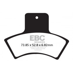 EBC Спирачни накладки Carbon TT FA270TT