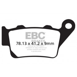 EBC Спирачни накладки Organic FA208TT