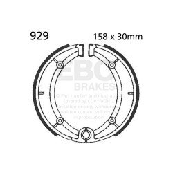 EBC Задни спирачни челюсти Plain 929