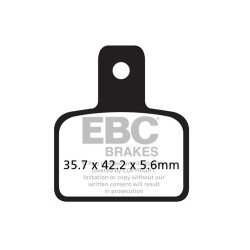 EBC Спирачни накладки Organic FA FA495