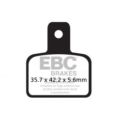 EBC Спирачни накладки Organic FA495