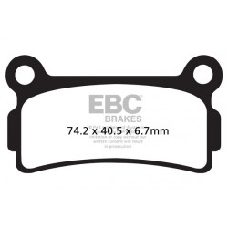 EBC Спирачни накладки Organic FA164