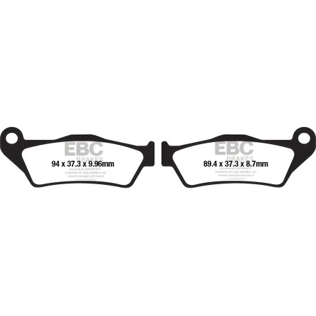 Спирачни дискове EBC Мото EBC Спирачни накладки Organic FA FA671 | race-shop.bg