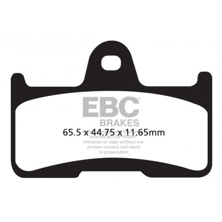Спирачни дискове EBC Мото EBC Спирачни накладки Organic FA344TT | race-shop.bg