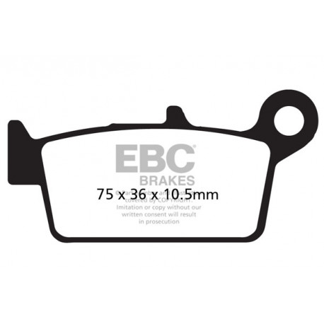 Спирачни дискове EBC Мото EBC Спирачни накладки Carbon TT FA131TT | race-shop.bg