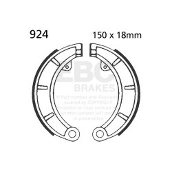 EBC Задни спирачни челюсти Plain 924
