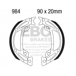 EBC Задни Спирачни накладки Organic 805