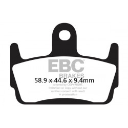 EBC Спирачни накладки SFA Scooter Organic SFA234