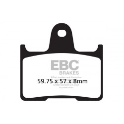 EBC Спирачни накладки Organic FA FA254
