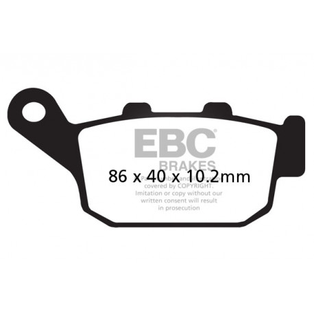 Спирачни дискове EBC Мото EBC Спирачни накладки Organic SFA140 | race-shop.bg