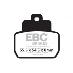 EBC Спирачни накладки SFA Scooter Organic SFA425