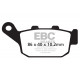 Спирачни дискове EBC Мото EBC Спирачни накладки Organic FA140 | race-shop.bg