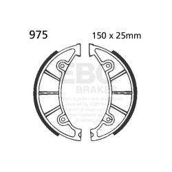 EBC Задни спирачни челюсти Plain 975