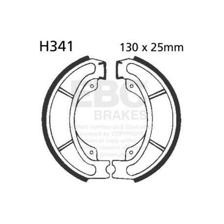 Спирачни дискове EBC Мото EBC Спирачни челюсти Plain H341 | race-shop.bg