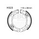 Спирачни дискове EBC Мото EBC Спирачни челюсти Plain H323 | race-shop.bg