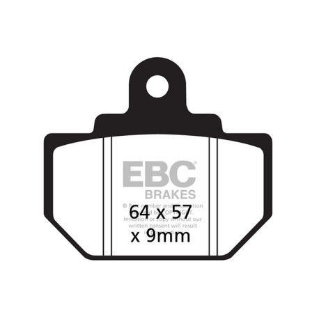 Спирачни дискове EBC Мото EBC Спирачни накладки Organic FA FA111 | race-shop.bg