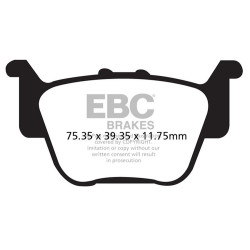 EBC Спирачни накладки Carbon TT FA373TT