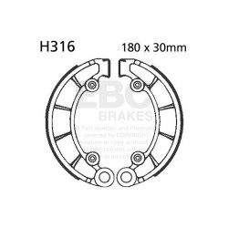 EBC Спирачни челюсти Plain H316