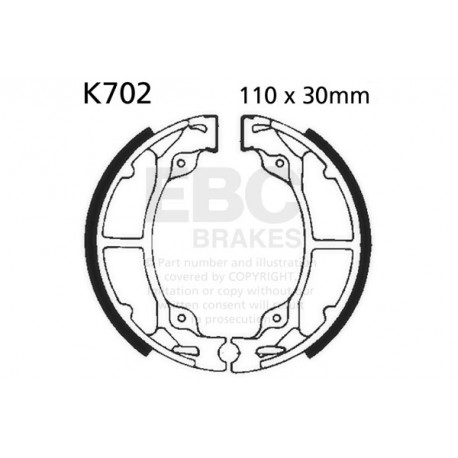 Спирачни дискове EBC Мото EBC Спирачни челюсти Organic K702 | race-shop.bg