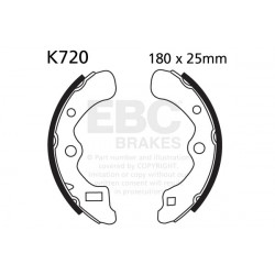 EBC Спирачни челюсти Plain K720