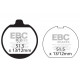 Спирачни дискове EBC Мото EBC Спирачни накладки Organic FA FA037 | race-shop.bg