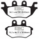 Спирачни дискове EBC Мото EBC Спирачни накладки Carbon TT FA686TT | race-shop.bg