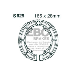 EBC Спирачни челюсти Plain S629