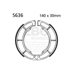 EBC Спирачни челюсти Plain S636