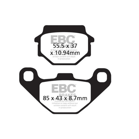 Спирачни дискове EBC Мото EBC Спирачни накладки Carbon TT FA372TT | race-shop.bg
