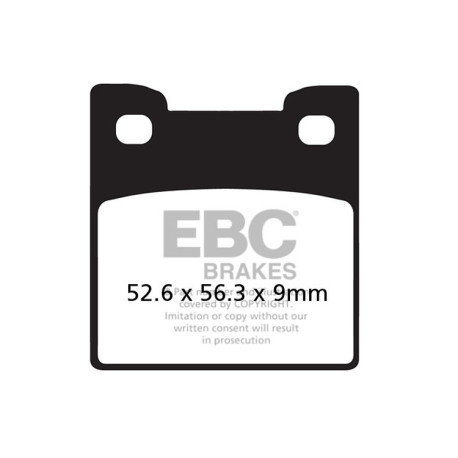 Спирачни дискове EBC Мото EBC Спирачни накладки Organic FA FA222 | race-shop.bg