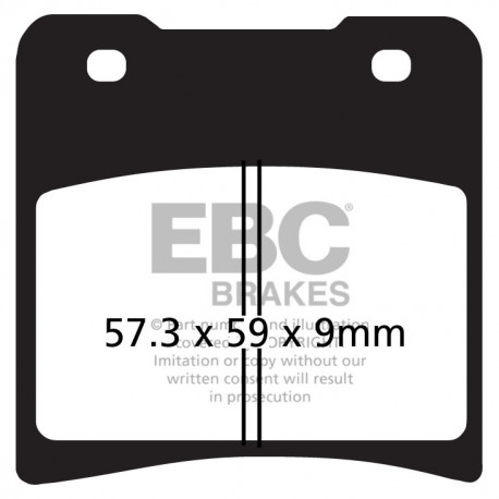 Спирачни дискове EBC Мото EBC Спирачни накладки Organic FA FA150 | race-shop.bg