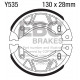 Спирачни дискове EBC Мото EBC Спирачни челюсти Plain Y535 | race-shop.bg