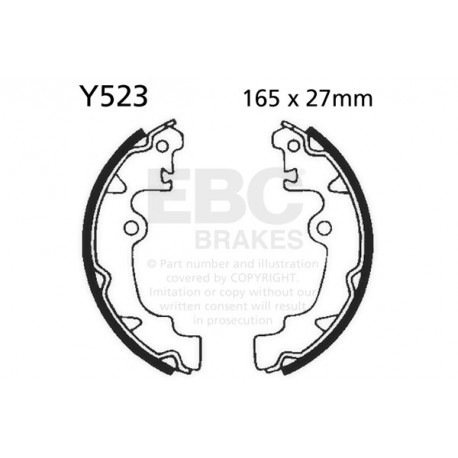Спирачни дискове EBC Мото EBC Спирачни челюсти Organic Y523 | race-shop.bg