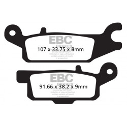 EBC Спирачни накладки Organic FA445TT