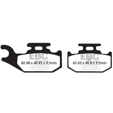 Спирачни дискове EBC Мото EBC Спирачни накладки Carbon TT FA428TT | race-shop.bg