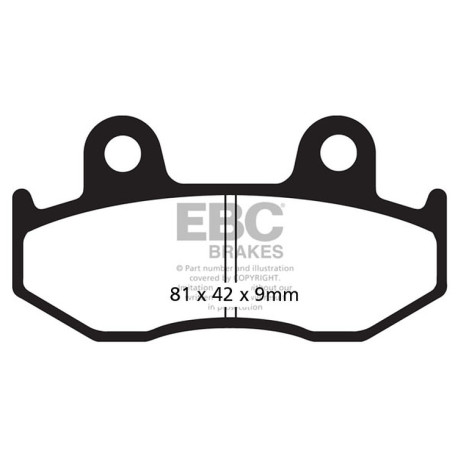 Спирачни дискове EBC Мото EBC Спирачни накладки Carbon TT FA323TT | race-shop.bg