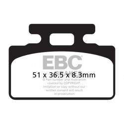 EBC Спирачни накладки Organic FA151