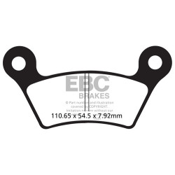 EBC Спирачни накладки Organic FA FA473
