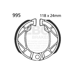 EBC Задни спирачни челюсти Plain 995