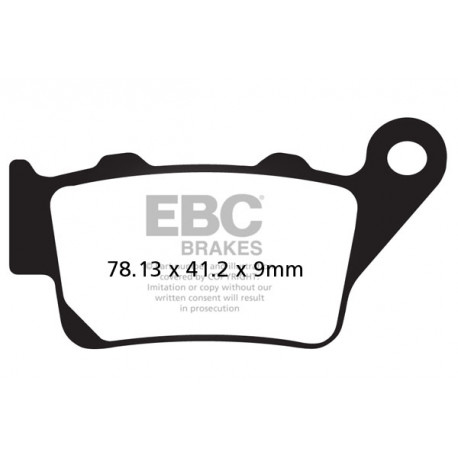Спирачни дискове EBC Мото EBC Спирачни накладки Organic SFA213 | race-shop.bg