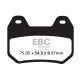 Спирачни дискове EBC Мото EBC Спирачни накладки Organic FA304 | race-shop.bg