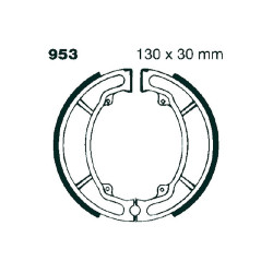 EBC Задни спирачни челюсти Plain 953