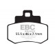 Спирачни дискове EBC Мото EBC Спирачни накладки Organic SFA356 | race-shop.bg