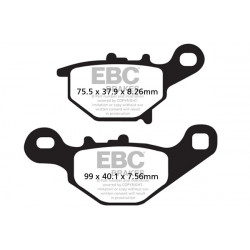 EBC Спирачни накладки Carbon TT FA401TT