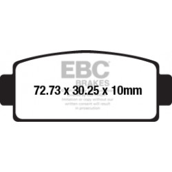 EBC Спирачни накладки SXR651