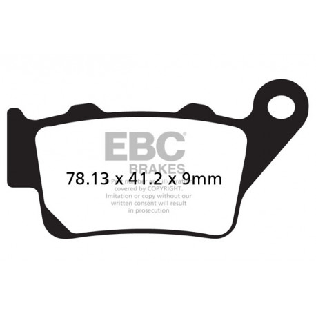 Спирачни дискове EBC Мото EBC Спирачни накладки FA208R | race-shop.bg