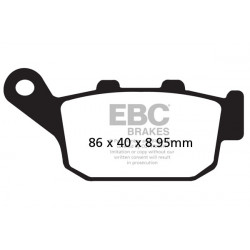 EBC Спирачни накладки FA496HH