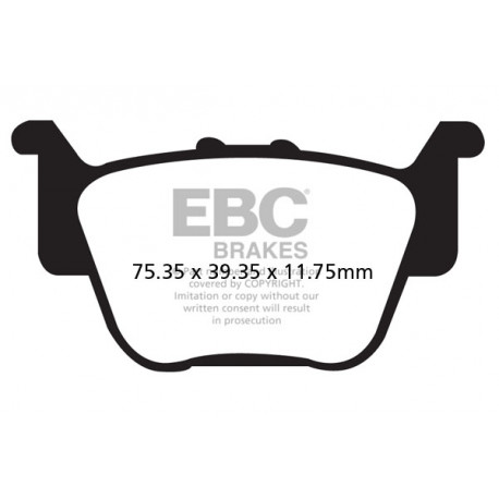 Спирачни дискове EBC Мото EBC Спирачни накладки FA373R | race-shop.bg