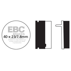 EBC Спирачни накладки R Series Sintered FA155R